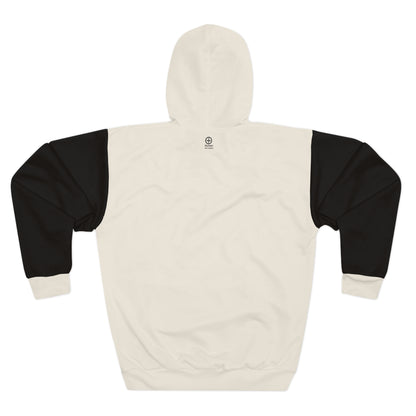 Minimalist Vintage Blk/Wht Unisex Pullover Hoodie