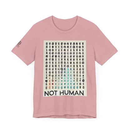 Not Human's Fitted Unisex Jersey Short Sleeve Tee