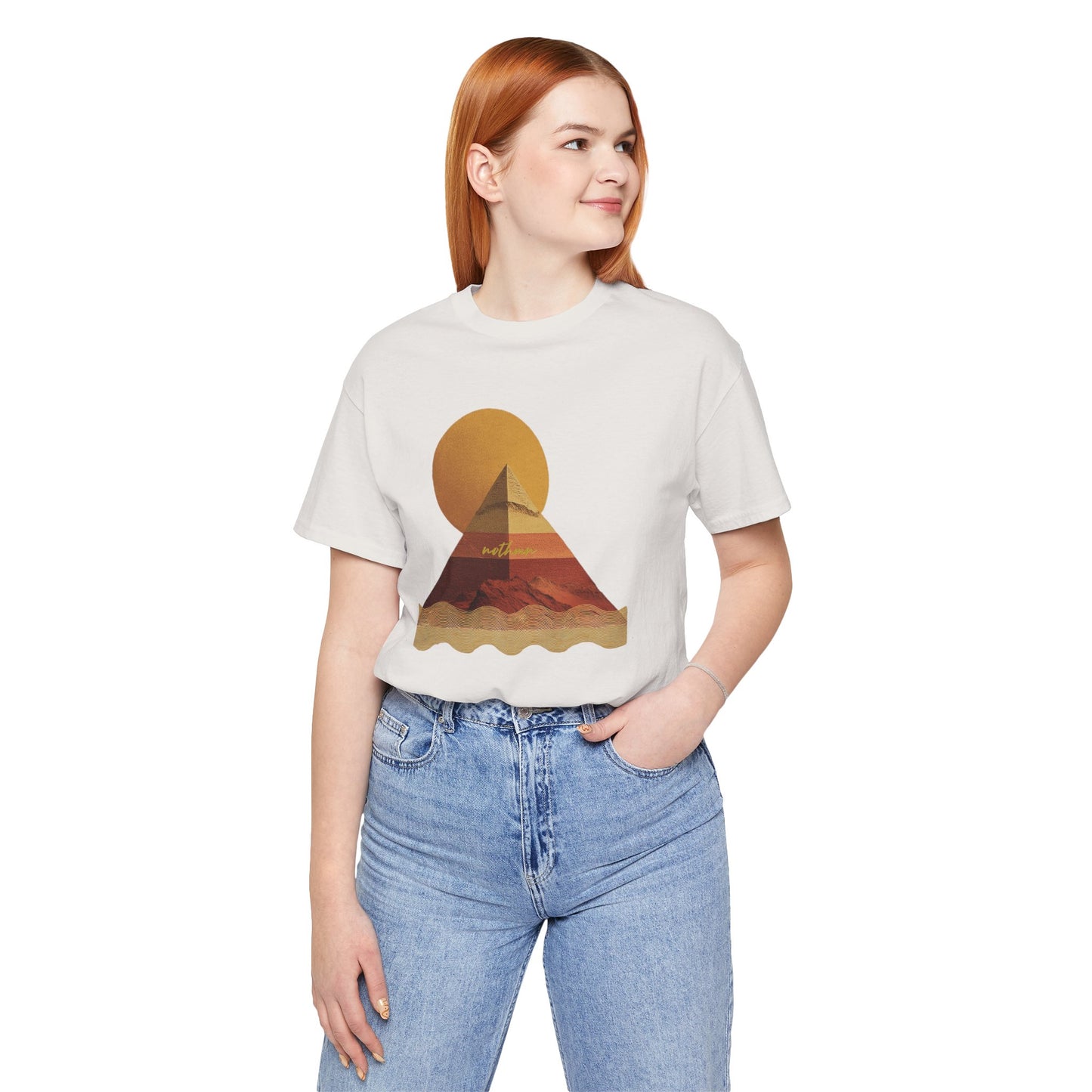 Pyramid Awakening - Fitted Unisex Jersey Short Sleeve Tee