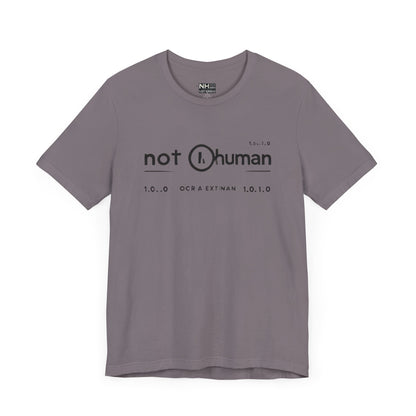 Not Human OGT - Fitted Unisex Jersey Short Sleeve