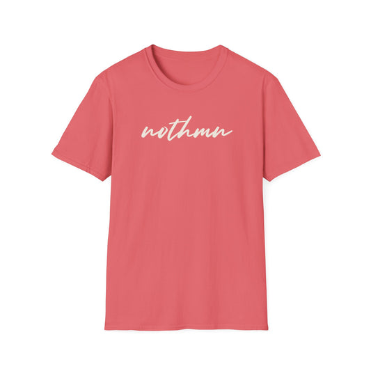 Trendy Unisex Softstyle T-Shirt - 'nothmn' Motivational Tee