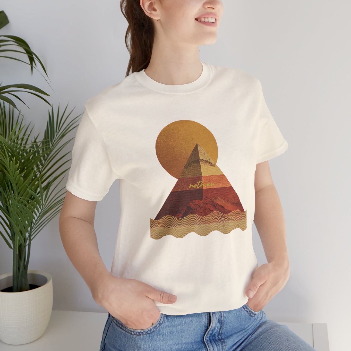 Pyramid Awakening - Fitted Unisex Jersey Short Sleeve Tee