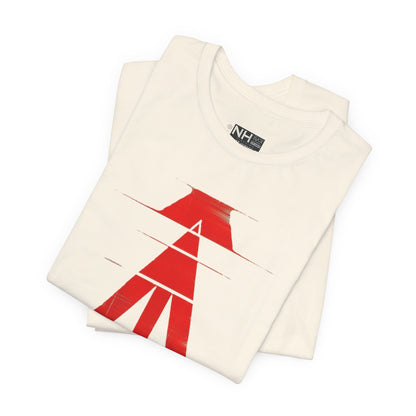 System Glitch Tee - Fitted Unisex Jersey Short Sleeve Tee