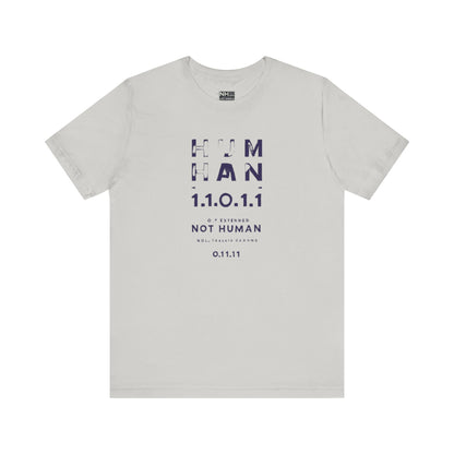 Human 1.1.0 - Fitted Unisex Jersey Short Sleeve Tee