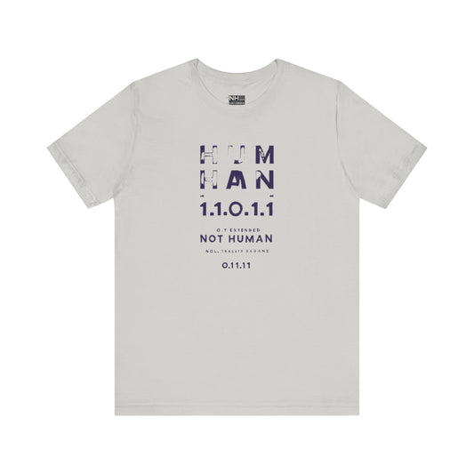 Human 1.1.0 - Fitted Unisex Jersey Short Sleeve Tee