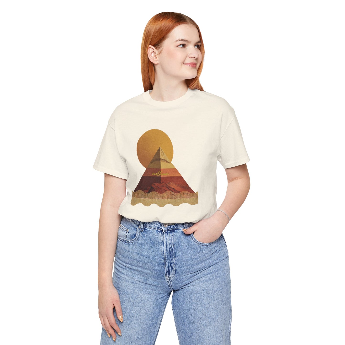 Pyramid Awakening - Fitted Unisex Jersey Short Sleeve Tee
