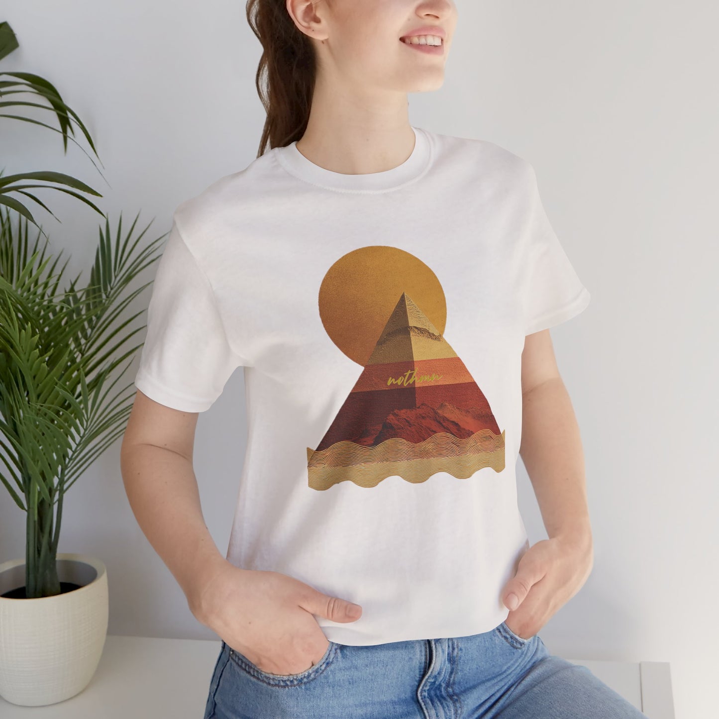 Pyramid Awakening - Fitted Unisex Jersey Short Sleeve Tee