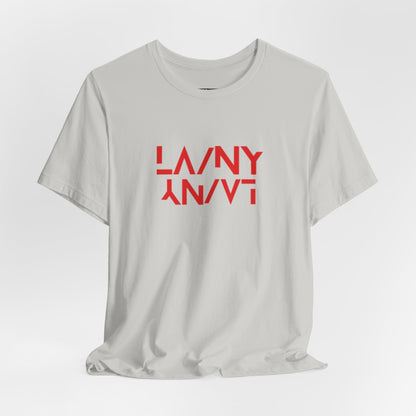 LA/NY - Fitted Unisex Jersey Short Sleeve Tee