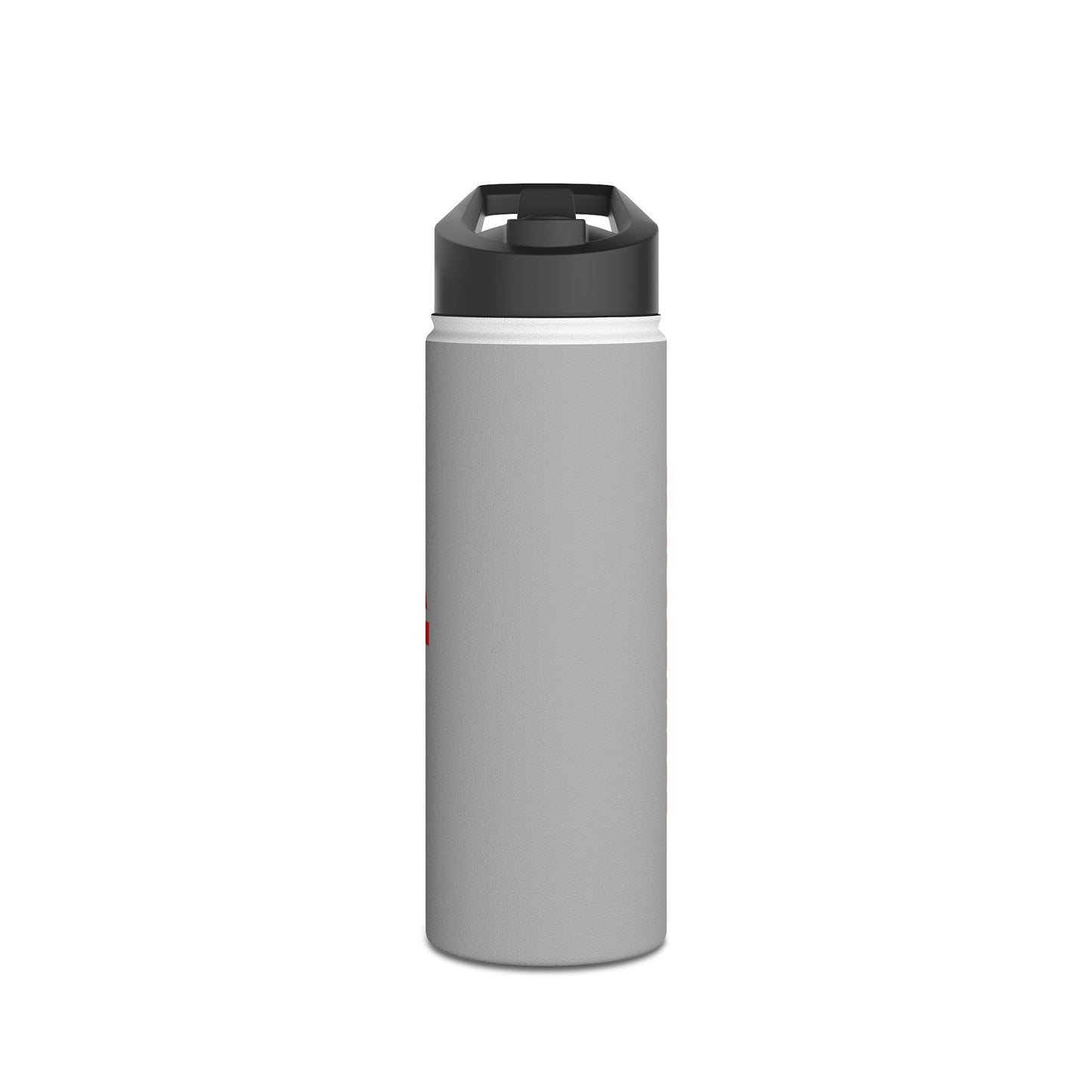 Grey Sleek Stainless Steel Water Bottle, Insulated Drinkware, Travel Mug, Outdoor Sports Bottle, Eco-Friendly Hydration