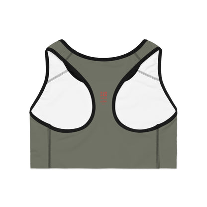 Green /Red Stylish Sports Bra for Comfort and Performance