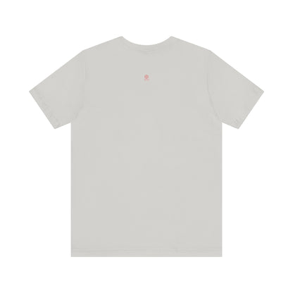 Flamingos in Paradise - Fitted Unisex Jersey Short Sleeve Tee