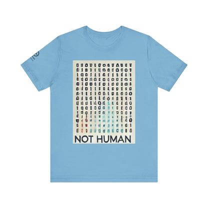 Not Human's Fitted Unisex Jersey Short Sleeve Tee