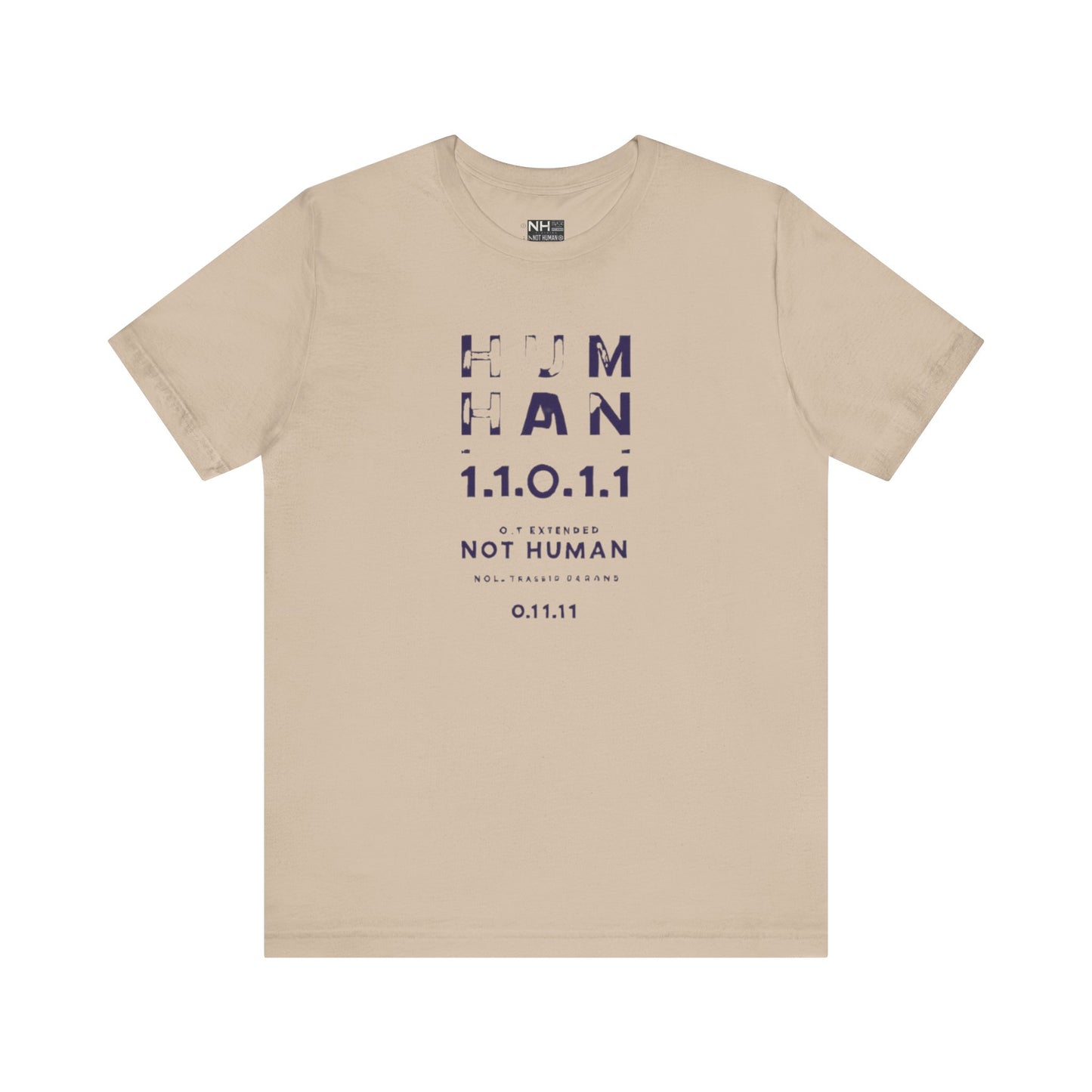 Human 1.1.0 - Fitted Unisex Jersey Short Sleeve Tee