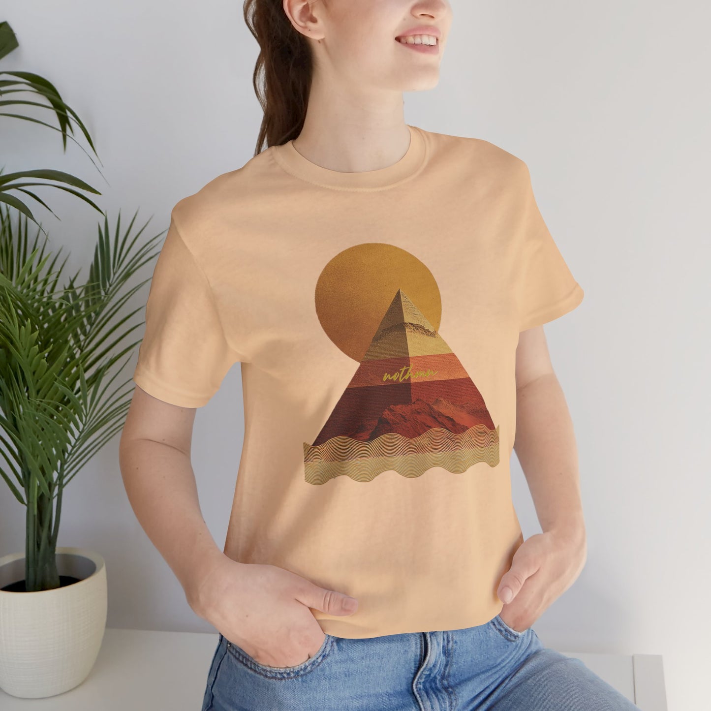 Pyramid Awakening - Fitted Unisex Jersey Short Sleeve Tee