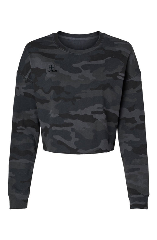 NH Lightweight Camo Cropped Crew
