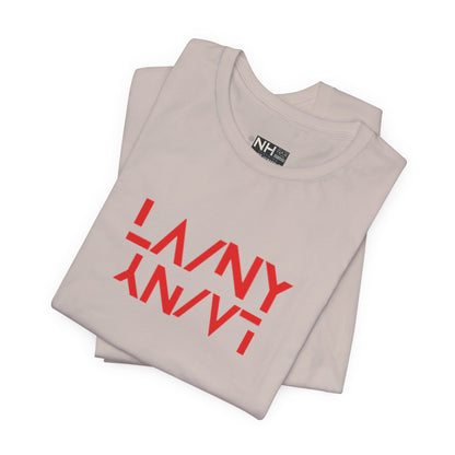 LA/NY - Fitted Unisex Jersey Short Sleeve Tee