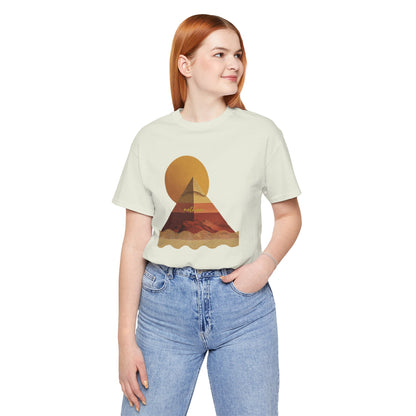 Pyramid Awakening - Fitted Unisex Jersey Short Sleeve Tee