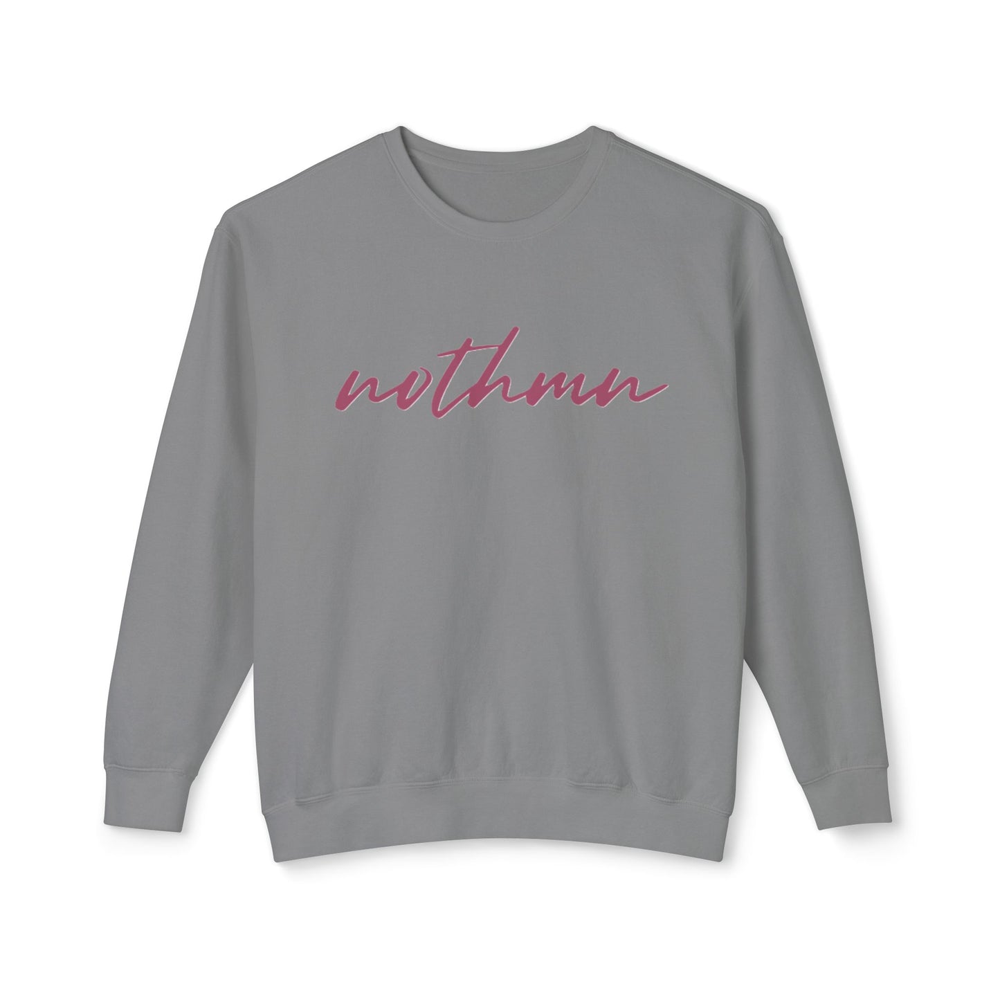 Minimalist 'nothmn' Unisex Lightweight Crewneck Sweatshirt