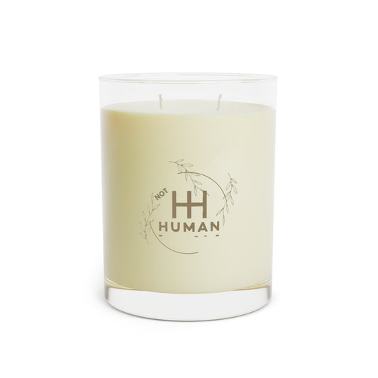 Scented Not Human Candle - Full Glass, 11oz