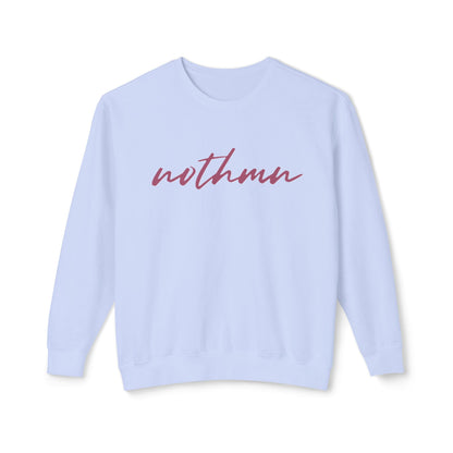 Minimalist 'nothmn' Unisex Lightweight Crewneck Sweatshirt