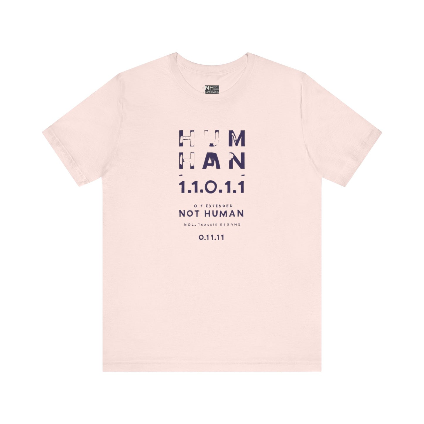 Human 1.1.0 - Fitted Unisex Jersey Short Sleeve Tee