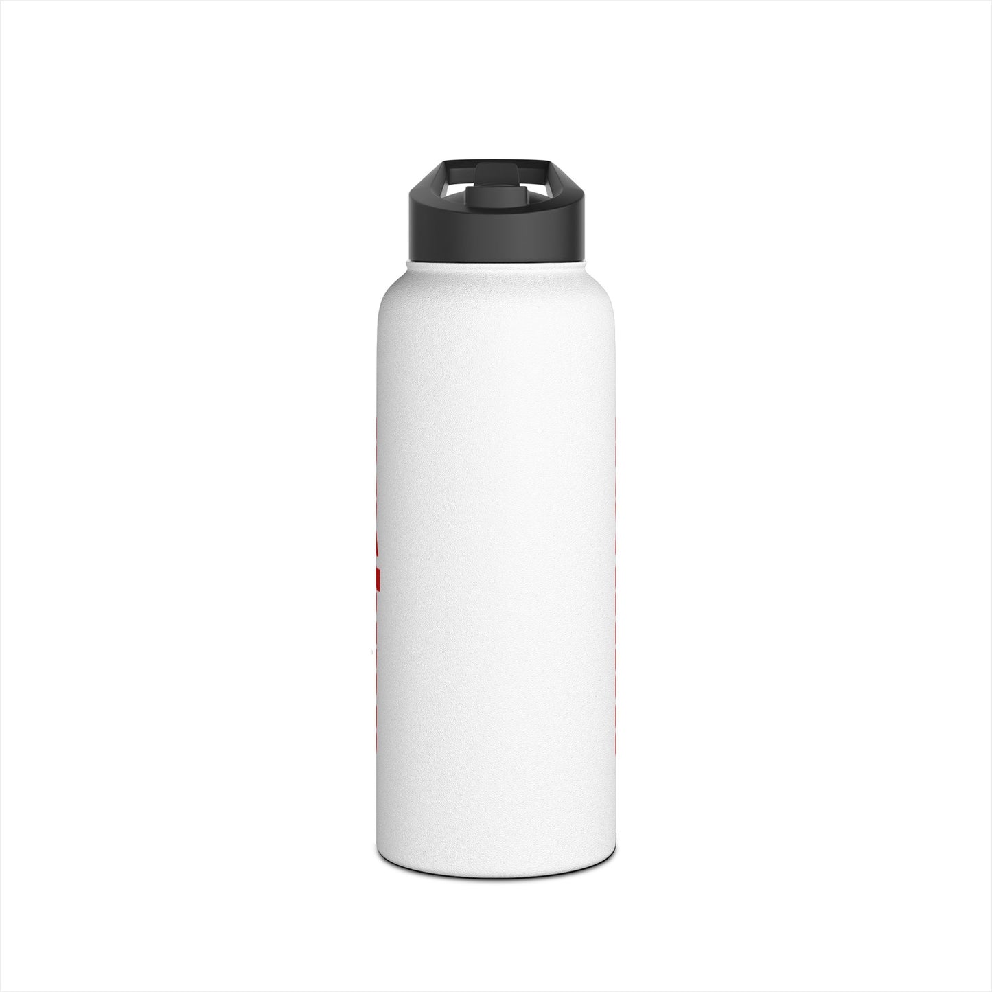 White Sleek Stainless Steel Water Bottle, Insulated Drinkware, Travel Mug, Outdoor Sports Bottle, Eco-Friendly Hydration