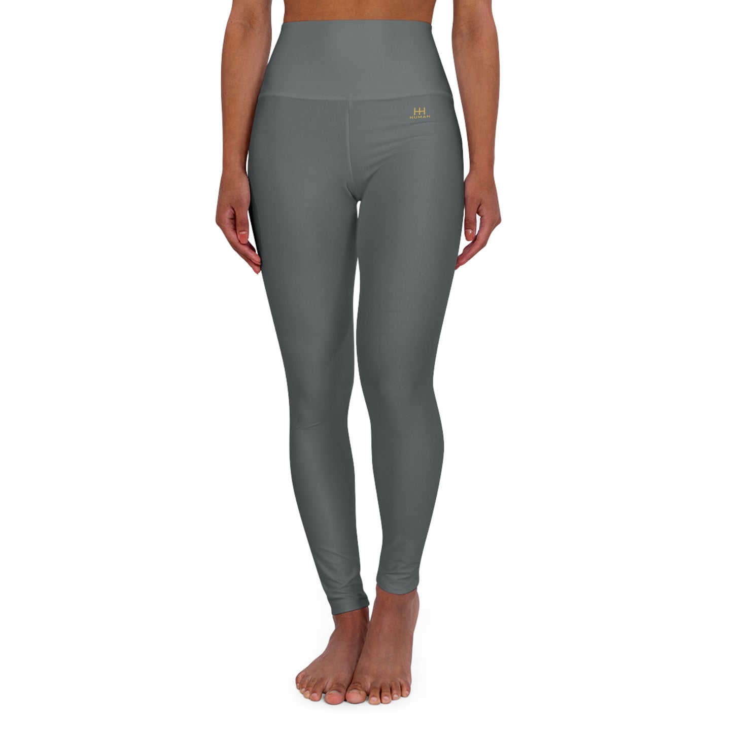 NH's High Waisted Yoga Leggings - Dark Grey