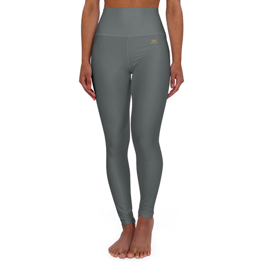 NH's High Waisted Yoga Leggings - Dark Grey
