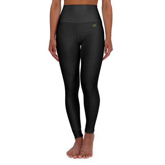 NH's High Waisted Yoga Leggings - Black