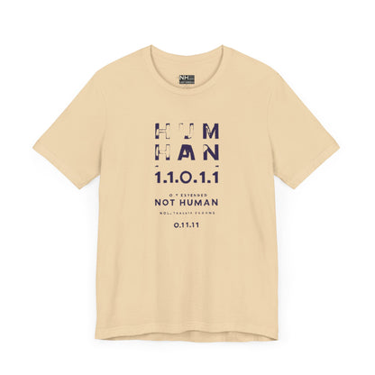 Human 1.1.0 - Fitted Unisex Jersey Short Sleeve Tee