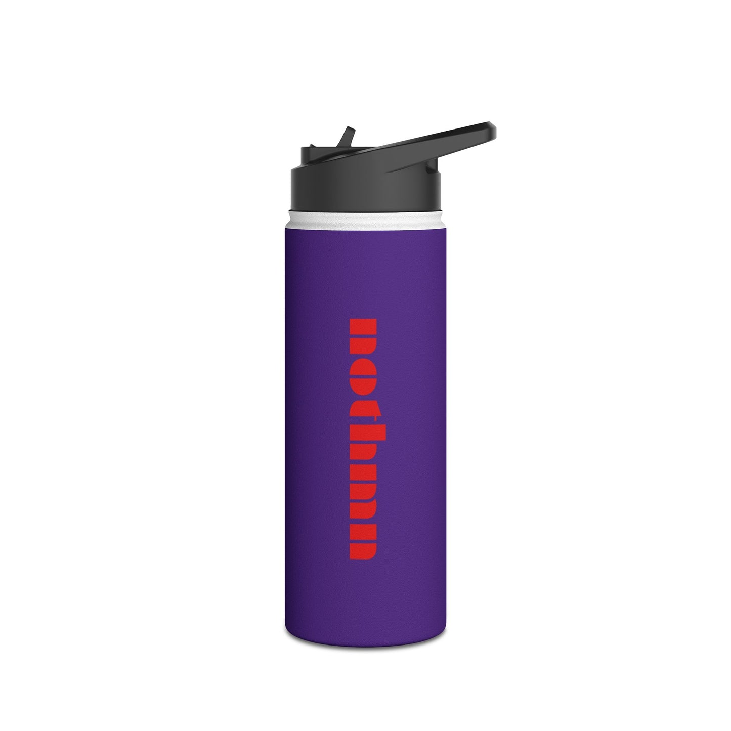 Purple Sleek Stainless Steel Water Bottle, Insulated Drinkware, Travel Mug, Outdoor Sports Bottle, Eco-Friendly Hydration