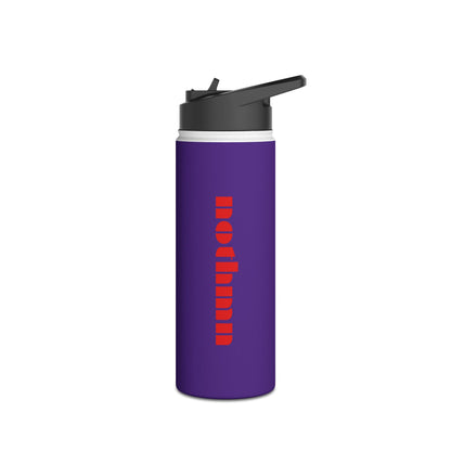 Purple Sleek Stainless Steel Water Bottle, Insulated Drinkware, Travel Mug, Outdoor Sports Bottle, Eco-Friendly Hydration