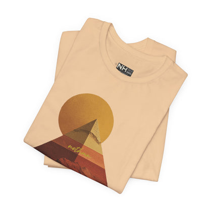 Pyramid Awakening - Fitted Unisex Jersey Short Sleeve Tee