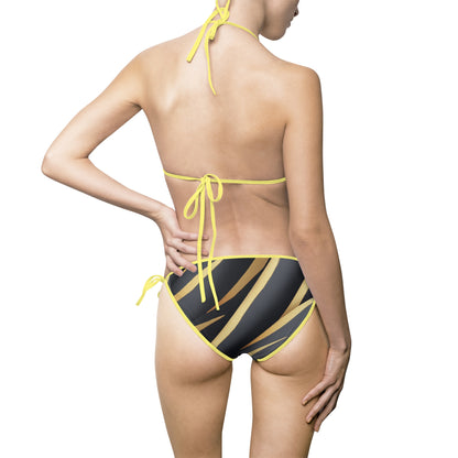 Gold Crest Bikini Swimsuit