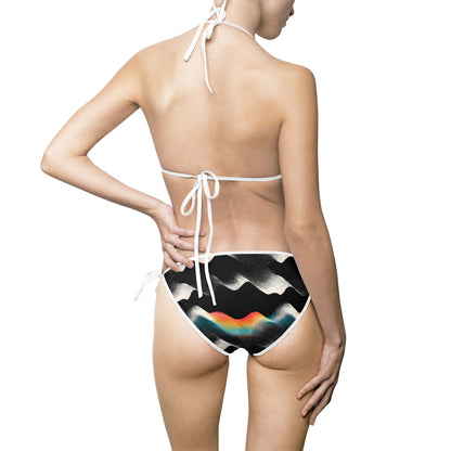 Night Wave Bikini Swimsuit