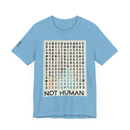 Not Human's Fitted Unisex Jersey Short Sleeve Tee