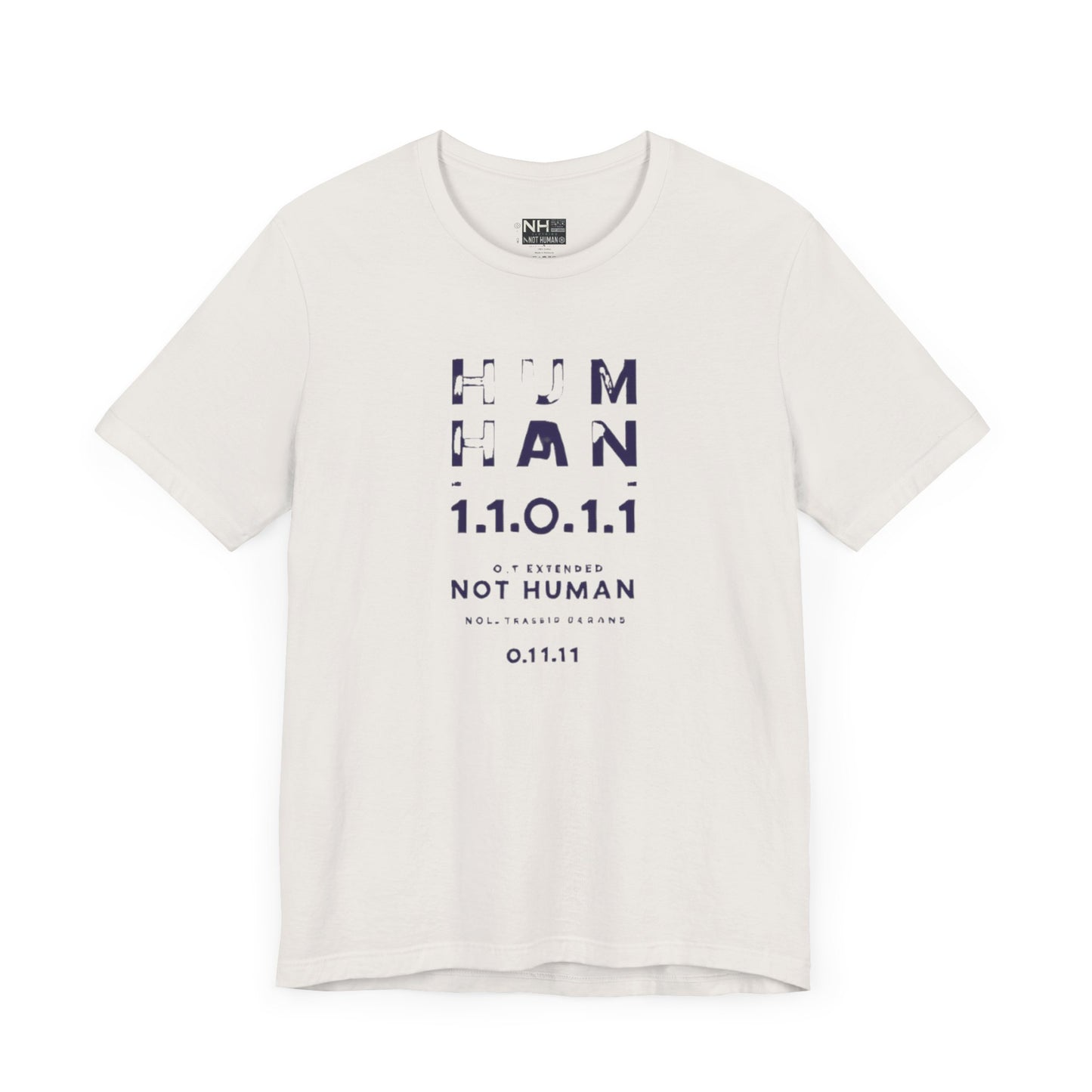 Human 1.1.0 - Fitted Unisex Jersey Short Sleeve Tee