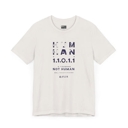 Human 1.1.0 - Fitted Unisex Jersey Short Sleeve Tee