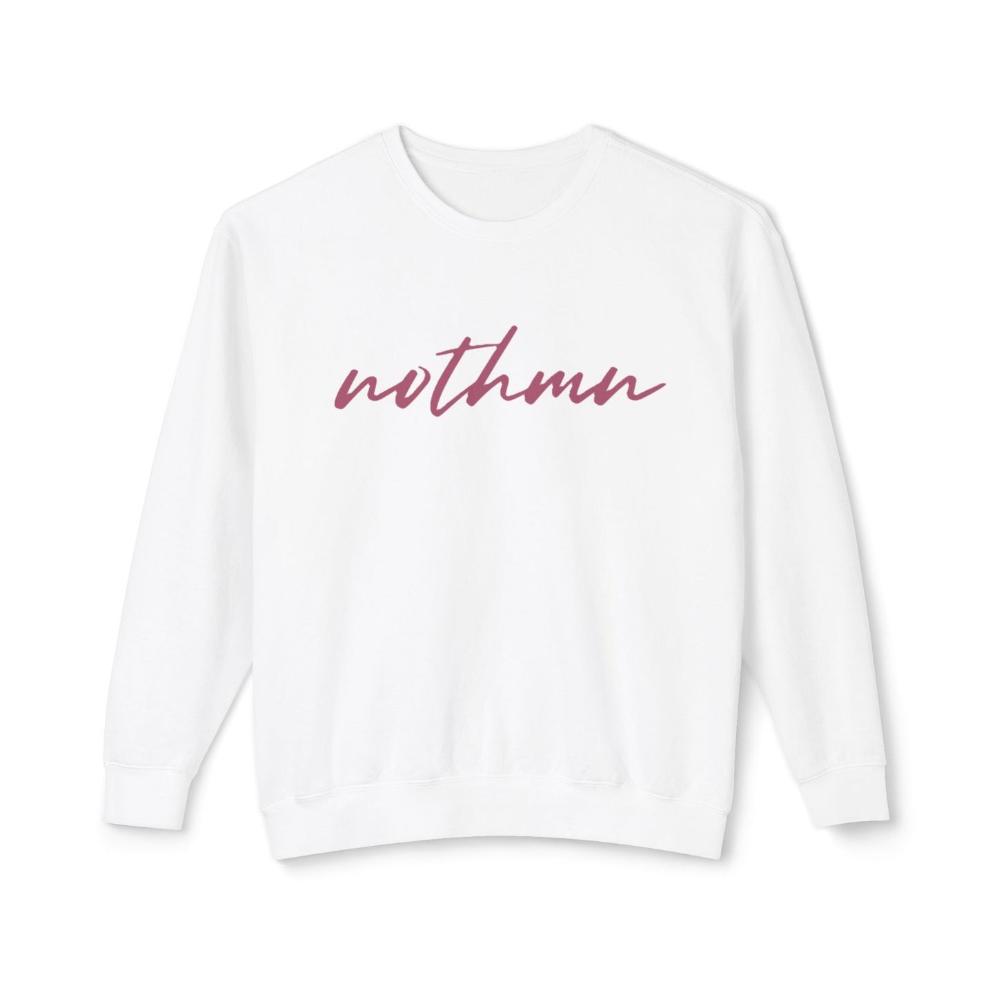 Minimalist 'nothmn' Unisex Lightweight Crewneck Sweatshirt