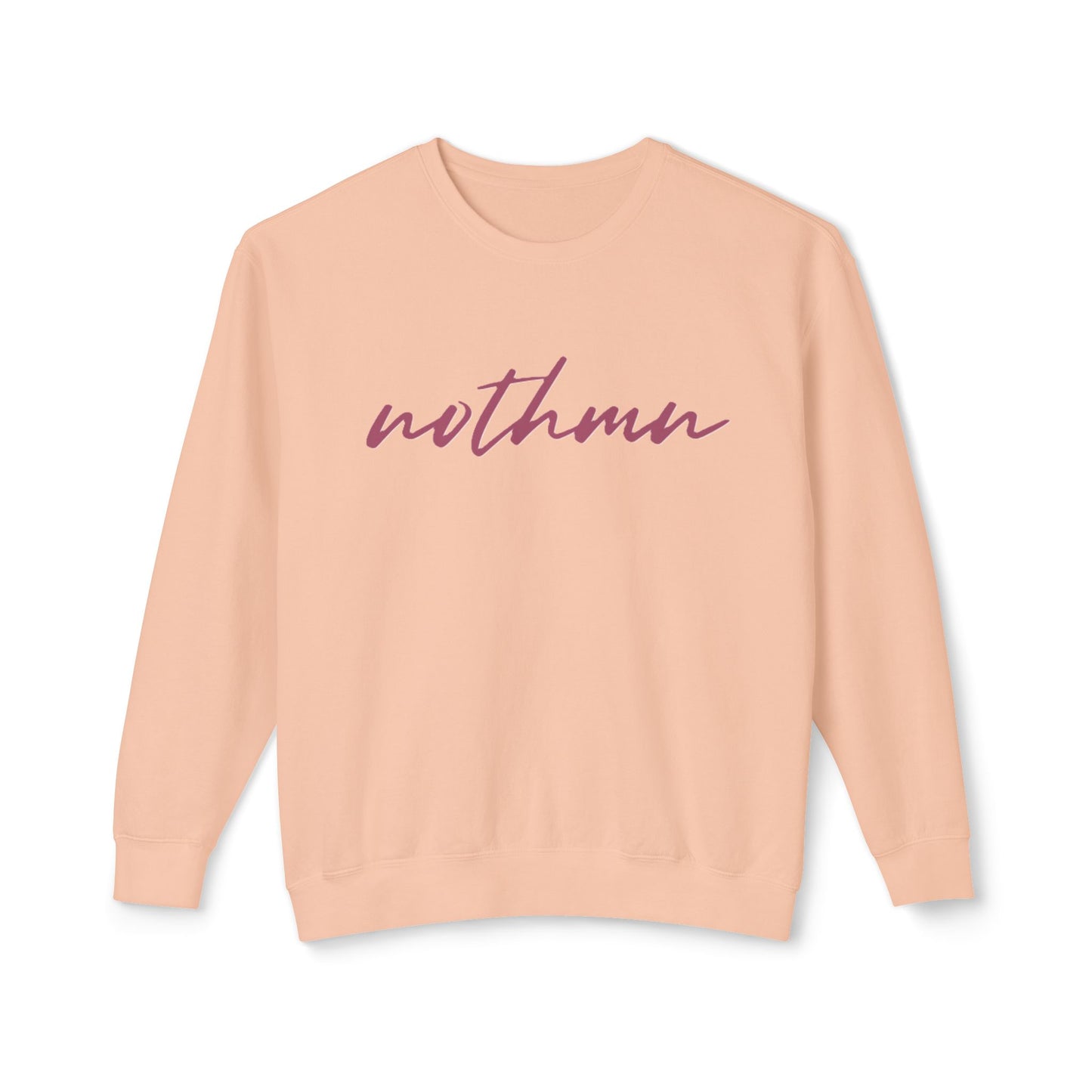 Minimalist 'nothmn' Unisex Lightweight Crewneck Sweatshirt