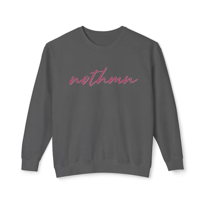 Minimalist 'nothmn' Unisex Lightweight Crewneck Sweatshirt