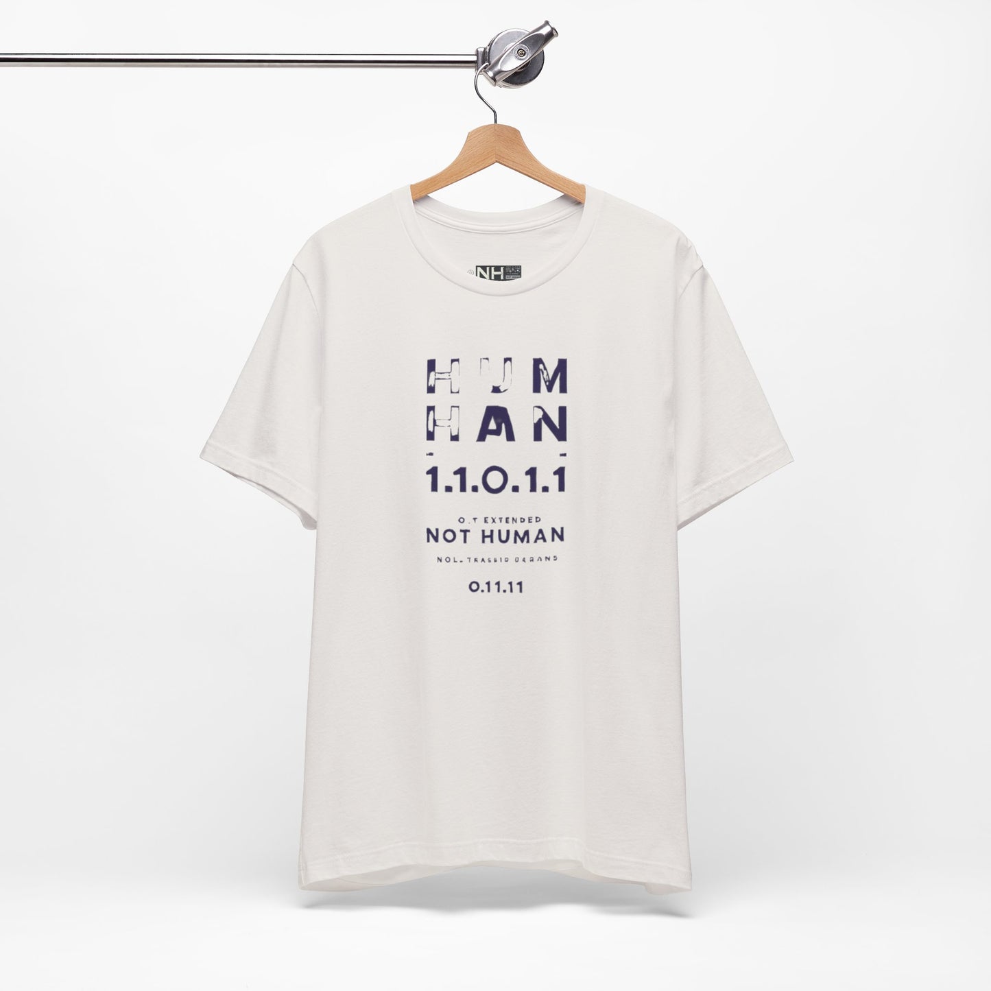 Human 1.1.0 - Fitted Unisex Jersey Short Sleeve Tee