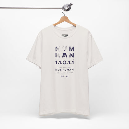 Human 1.1.0 - Fitted Unisex Jersey Short Sleeve Tee