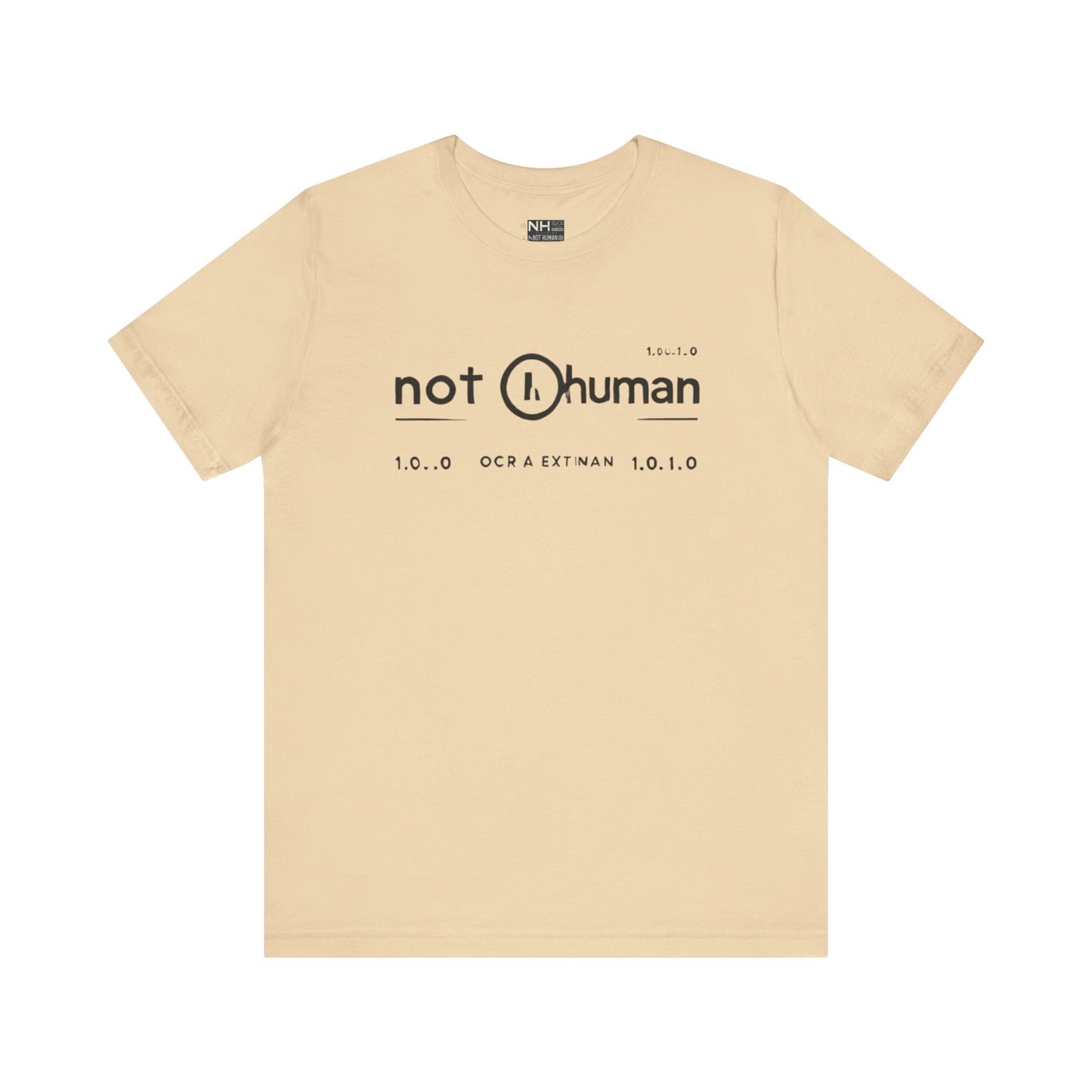 Not Human OGT - Fitted Unisex Jersey Short Sleeve
