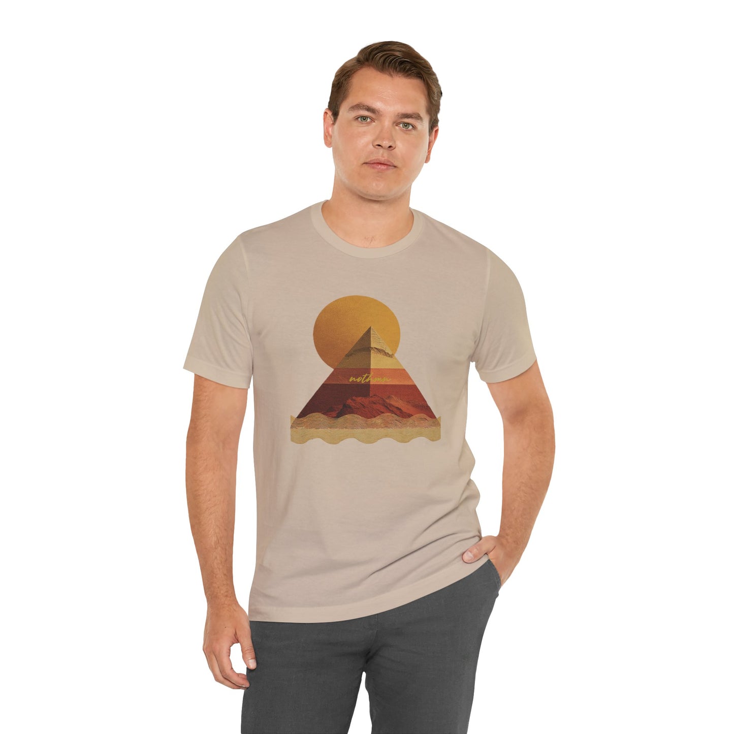 Pyramid Awakening - Fitted Unisex Jersey Short Sleeve Tee