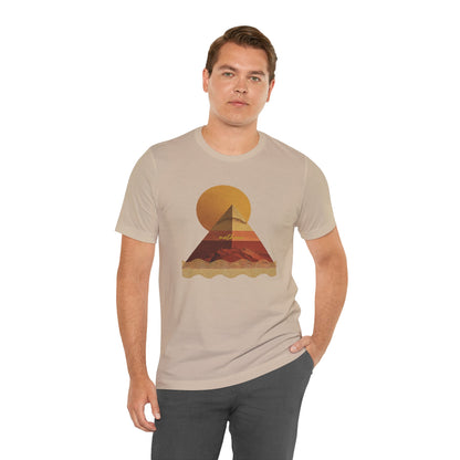 Pyramid Awakening - Fitted Unisex Jersey Short Sleeve Tee