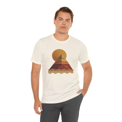 Pyramid Awakening - Fitted Unisex Jersey Short Sleeve Tee