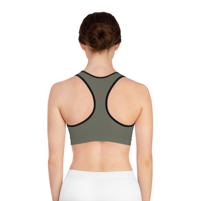 Green /Red Stylish Sports Bra for Comfort and Performance