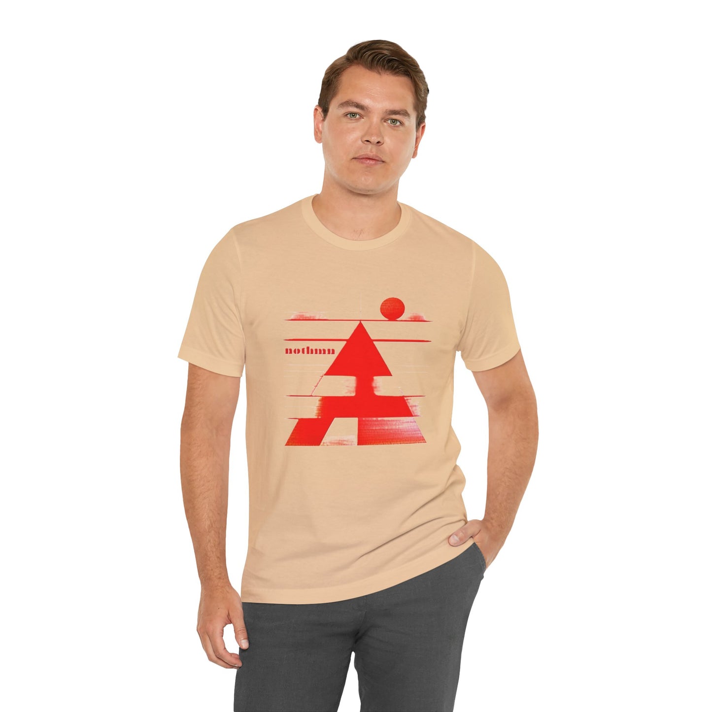 Desert Pyramid Tee - Fitted Unisex Jersey Short Sleeve Tee