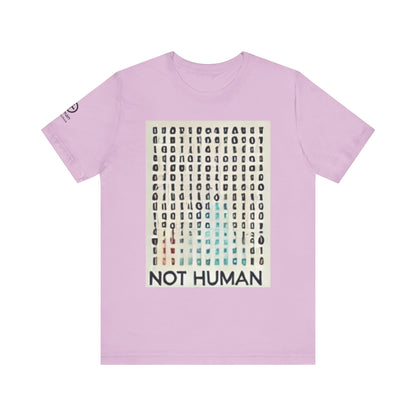 Not Human's Fitted Unisex Jersey Short Sleeve Tee